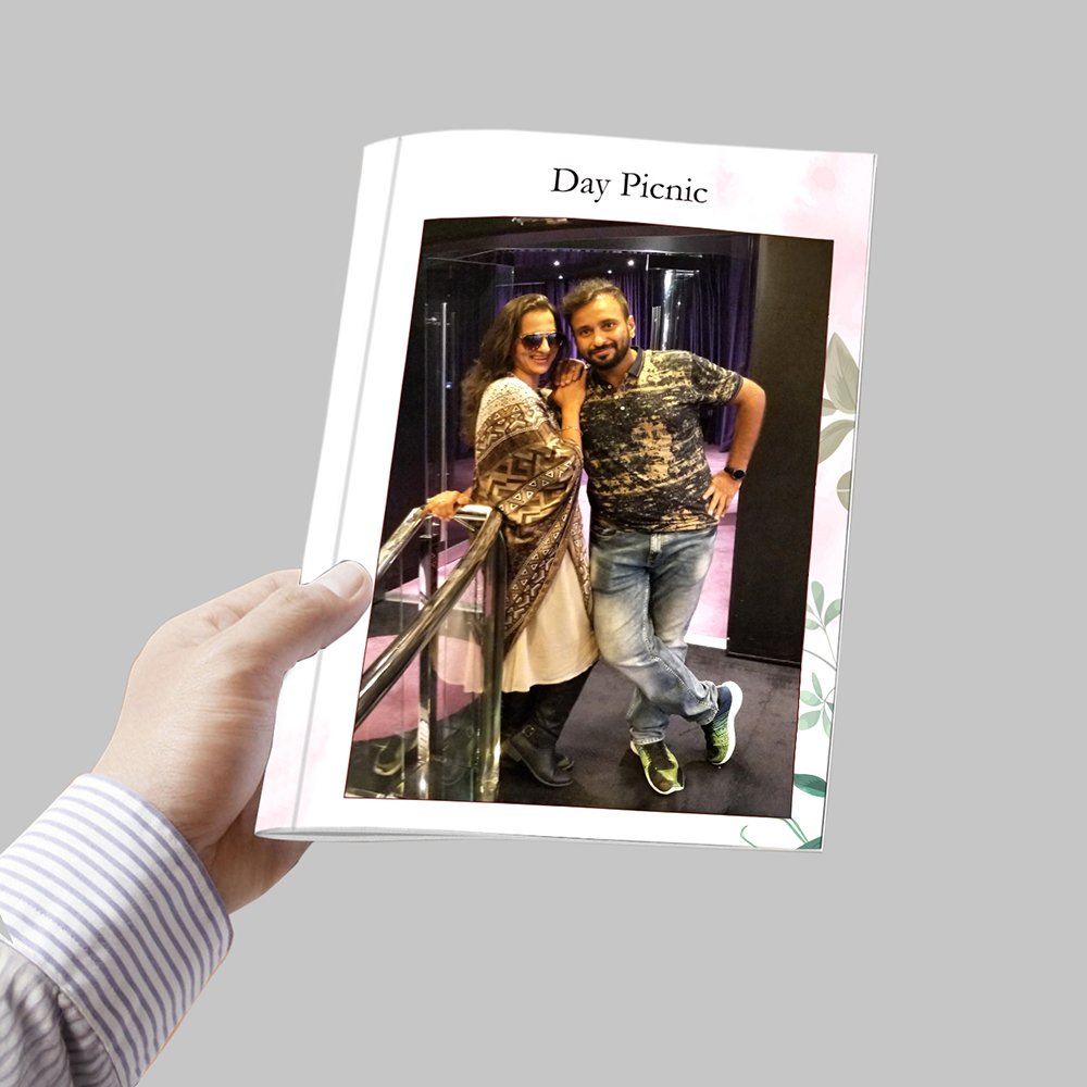 Soft Cover Memory Album | 12 X 16 inches | Big Size | Photos- Min 30 - Max 150 | Vertical 3 Photo Per Page | Horizontal 2 Photo Per Page | Vertical & Horizontal 3 Photo Per Page