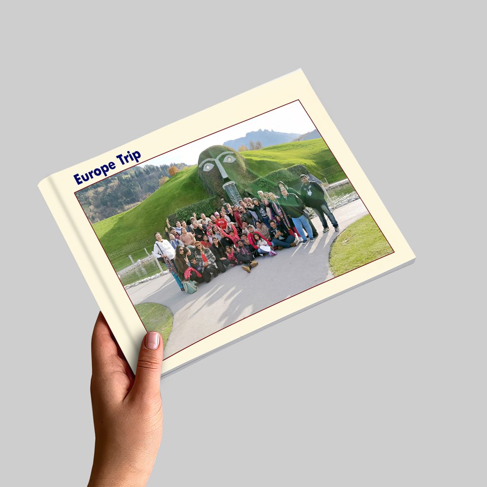 Soft Cover Memory Album | 8 X 24 inches | Big Size | Photos- Min 30 - Max 150 | Horizontal 3 Photo Per Page | Vertical 2 Photo Per Page | Horizontal & Vertical 3 Photo Per Page