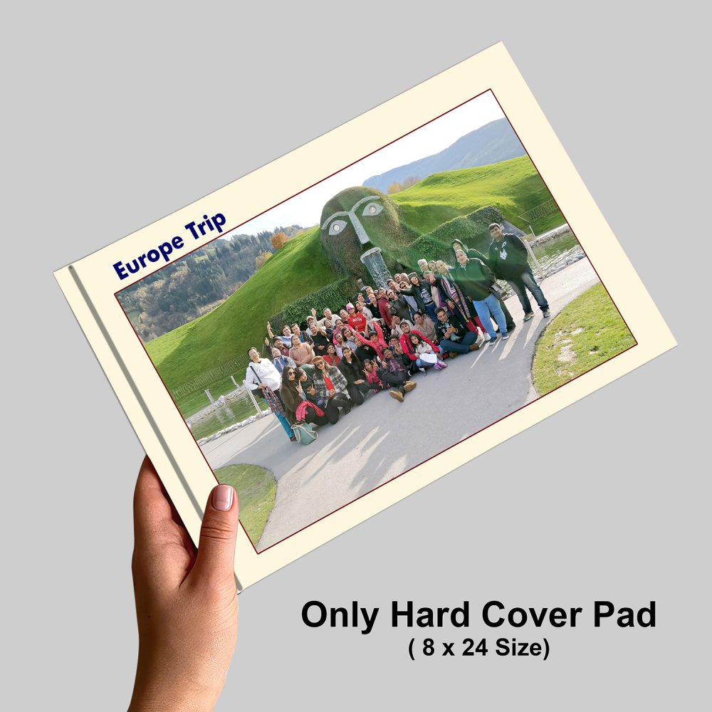 Only Hard Cover Pad | 8 X 24 inches | Big Size | Inside Page Not Included